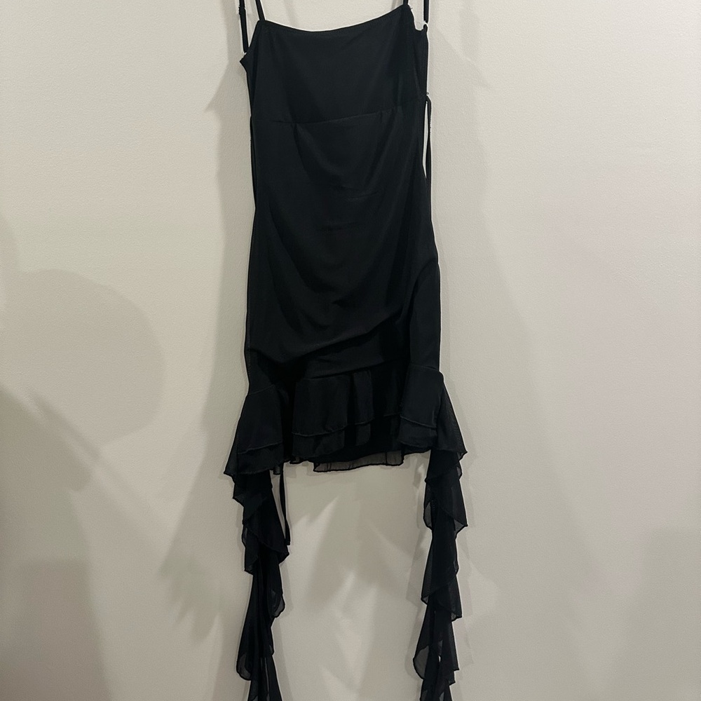 Edikted black mini dress XS